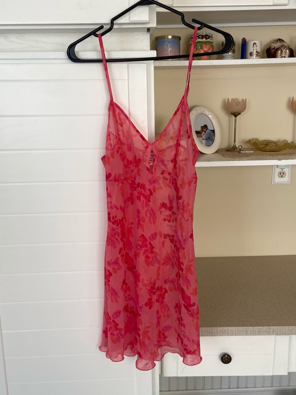 Rose Pink Floral Slip Dress